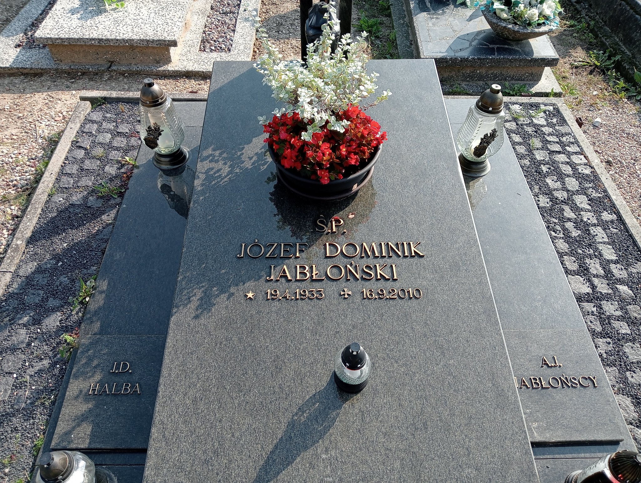 Józef Dominik Jabłoński 1933 Skarszewy - Grobonet - Wyszukiwarka osób pochowanych