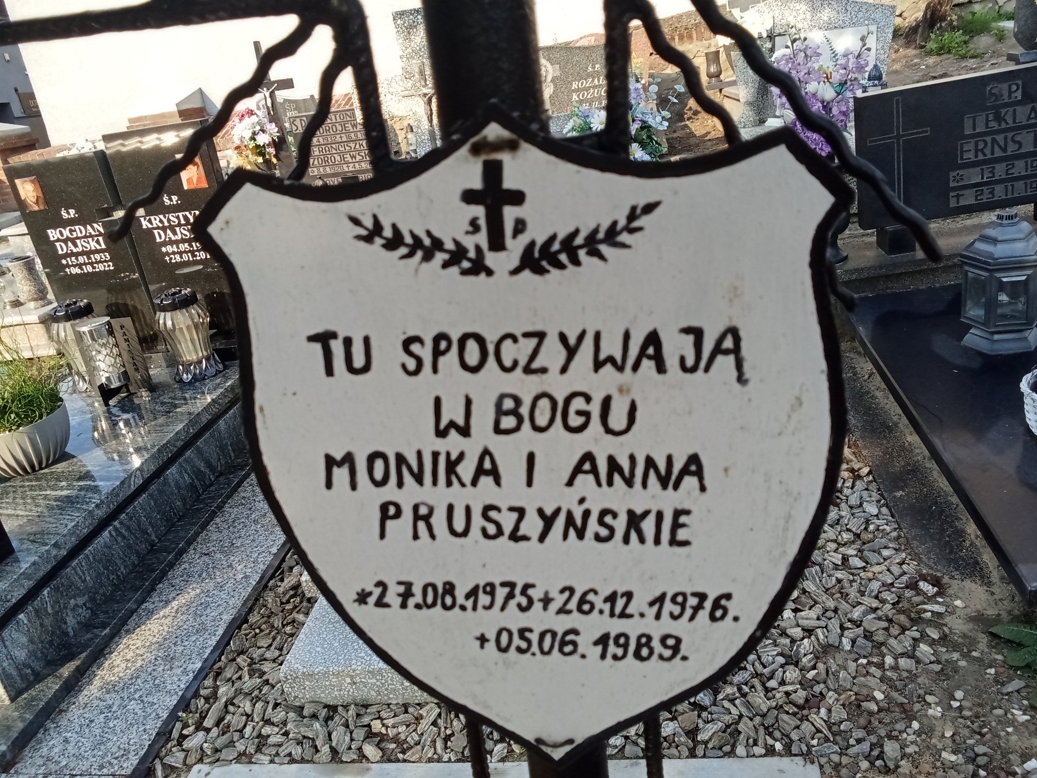 Monika Pruszyńska 1975 Skarszewy - Grobonet - Wyszukiwarka osób pochowanych