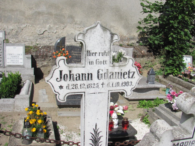 Johann Gdanietz  1825 Skarszewy - Grobonet - Wyszukiwarka osób pochowanych
