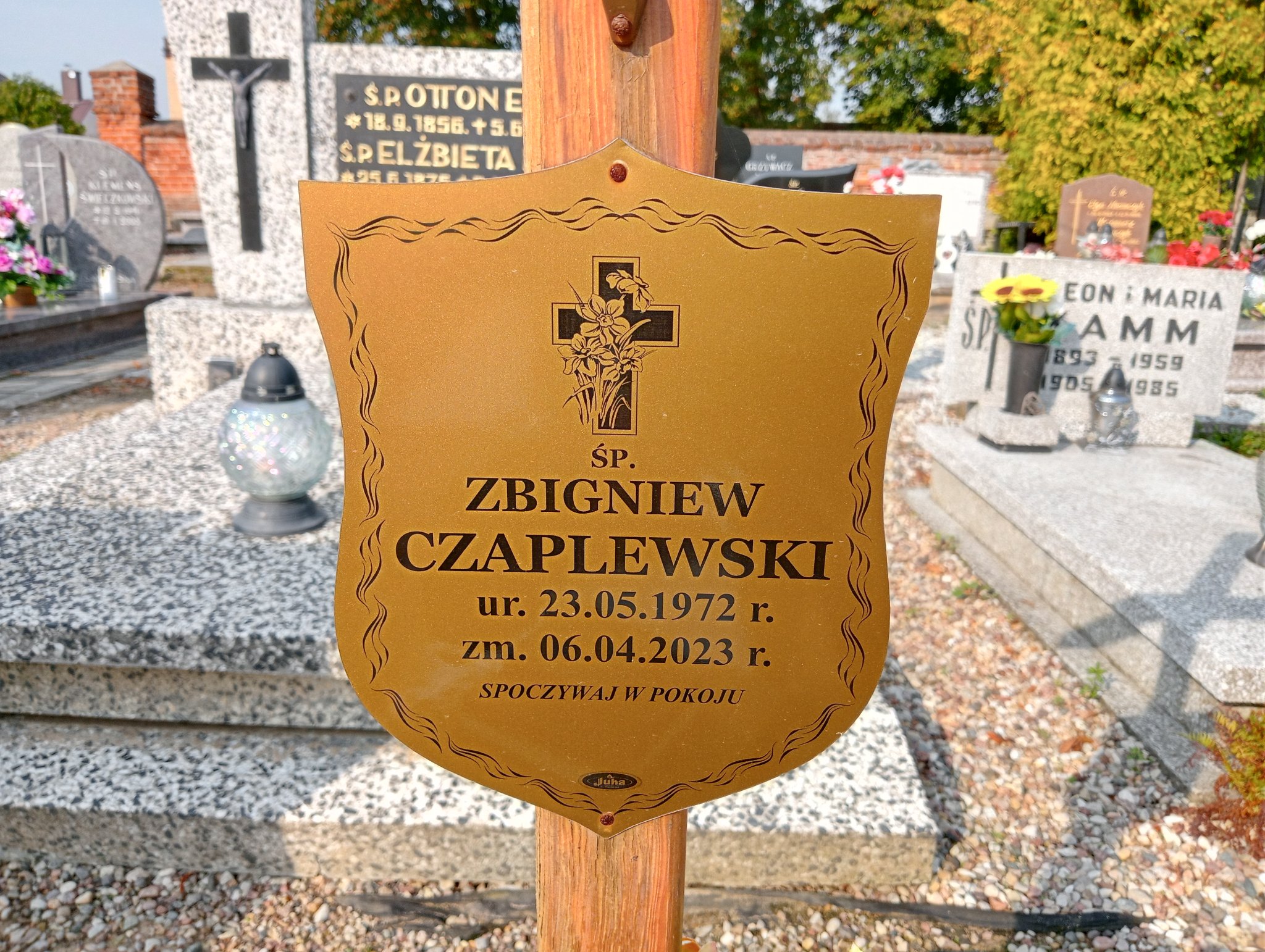 Zbigniew Czaplewski 1972 Skarszewy - Grobonet - Wyszukiwarka osób pochowanych
