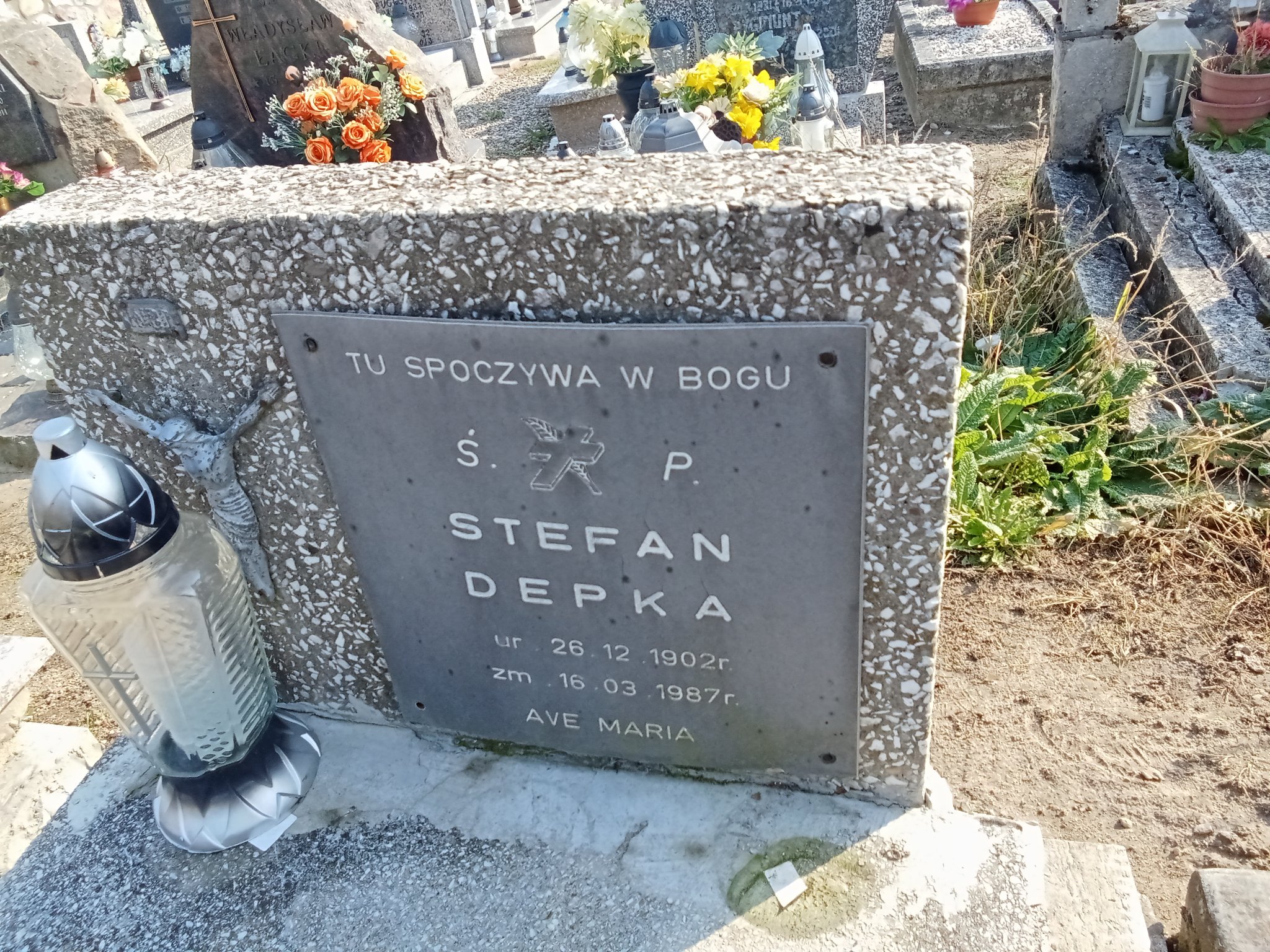 Stefan Depka 1902 Skarszewy - Grobonet - Wyszukiwarka osób pochowanych