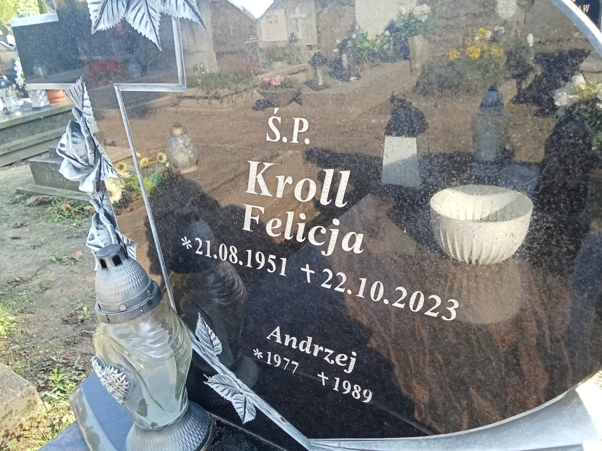 Andrzej Kroll 1977 Skarszewy - Grobonet - Wyszukiwarka osób pochowanych