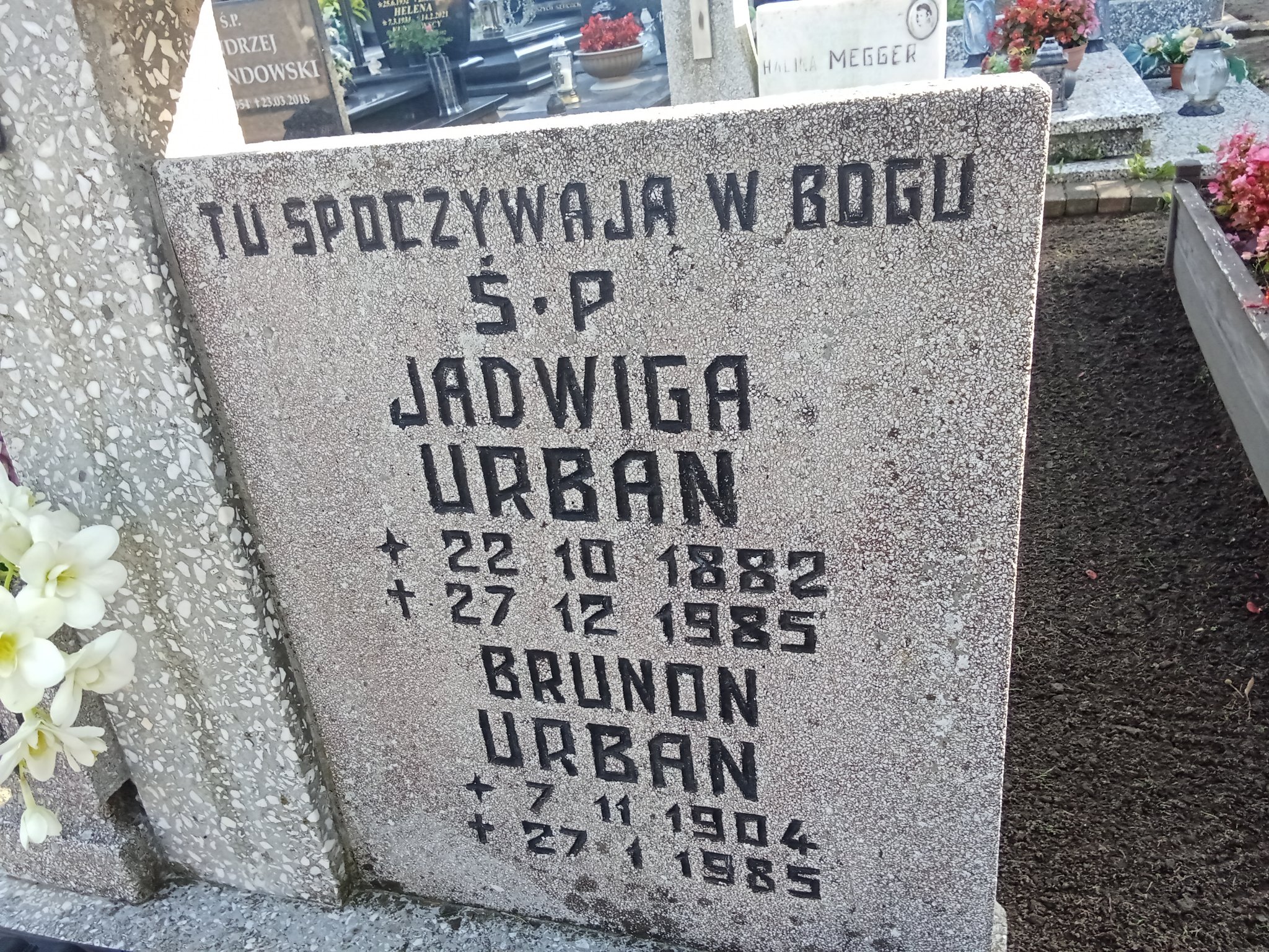 Jadwiga Urban 1882 Skarszewy - Grobonet - Wyszukiwarka osób pochowanych