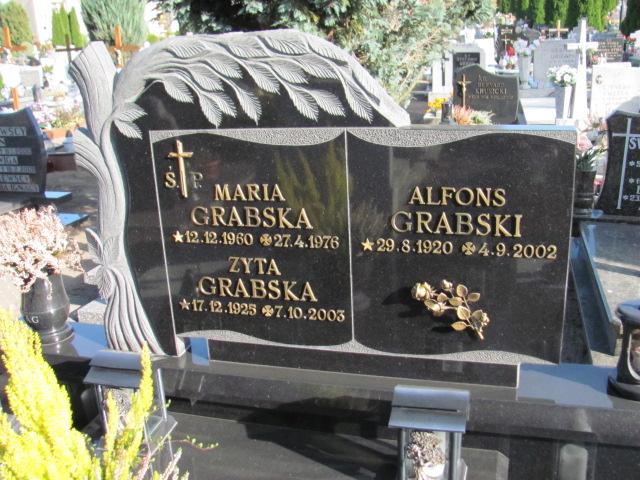 Zyta Grabska 1925 Skarszewy - Grobonet - Wyszukiwarka osób pochowanych