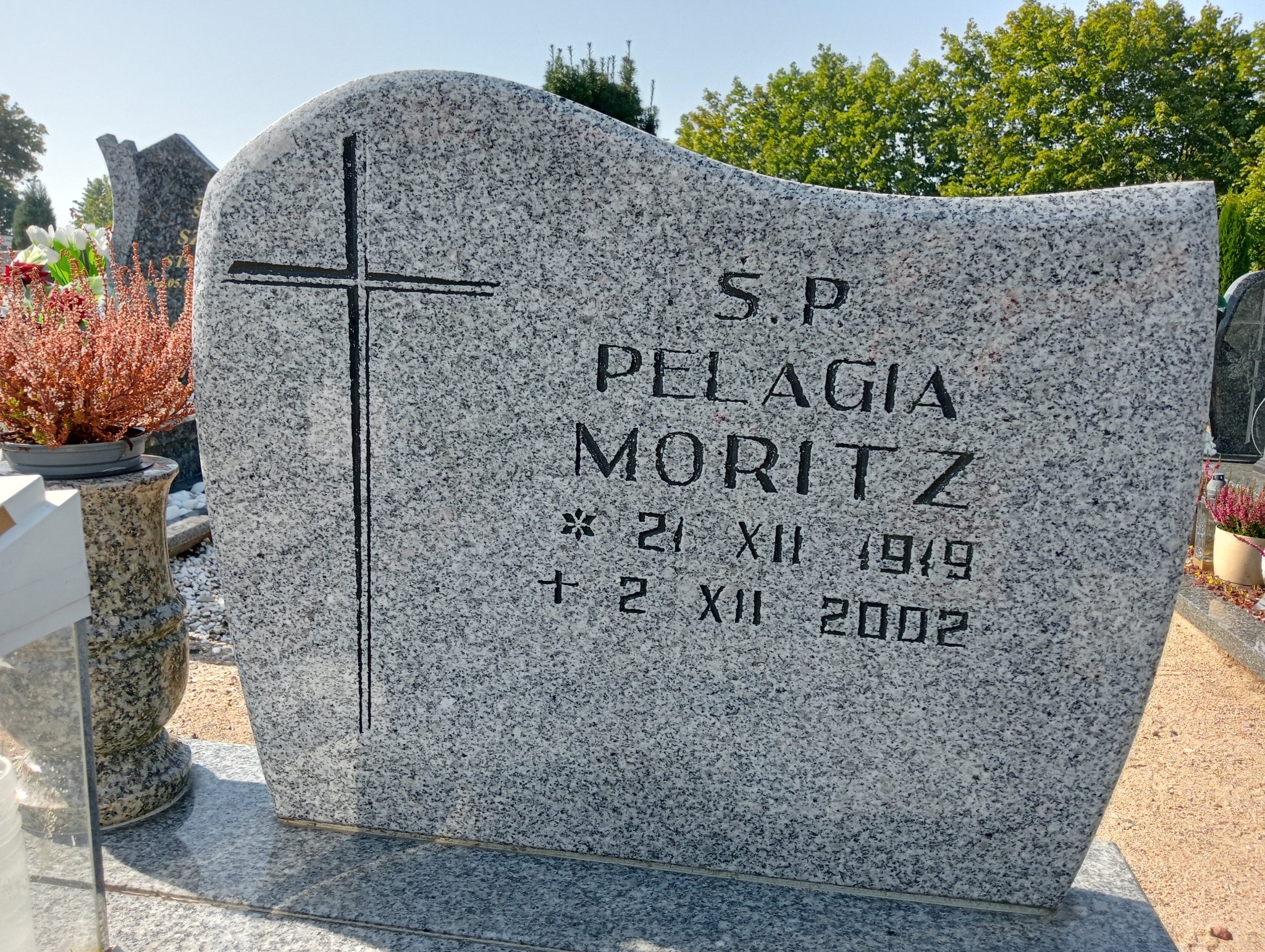 Pelagia Moritz 1919 Skarszewy - Grobonet - Wyszukiwarka osób pochowanych